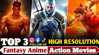 TOP 3 Anime Movies in 4K  Ultra HD Animation 2024  Filmi Log [upl. by Sage]