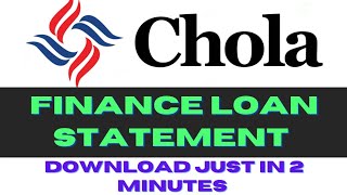 Chola Finance  Chola Finance Loan Statement Check  Gaddi Bazaar App  Chola EMI  Tech Anand [upl. by Garrek]