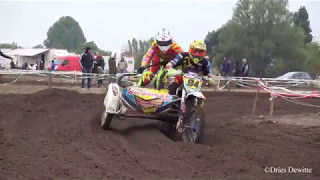 MCLB motocross Lembeke 7 mei 2017 zijspannen [upl. by Aura]