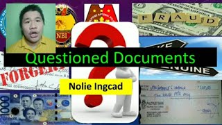 Questioned Document Examination [upl. by Norean897]