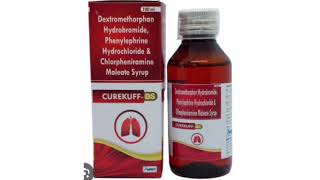 CUREKUFF DS Syrup Dextromethorphan Hydrobromide Phenylephrine Hydrochloride Chlorpheniramine Syrup [upl. by Eldred]