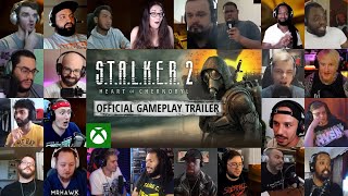 STALKER 2 Heart of Chernobyl Gameplay Trailer Reaction Mashup [upl. by Lemyt661]