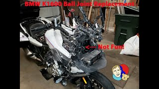 BMW K1600 GT Ball Joint Part 2 reassembly But I screwed it up [upl. by Lothaire]