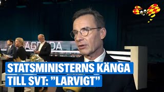 Ulf Kristersson riktade kritik till SVT efter partiledardebatten [upl. by Avitzur]