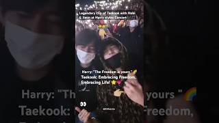 quotTaekook amp Hopemin enjoying together at Harry styles Concertquot🎶🕺🏼 btstaekookshorts [upl. by Greenstein]