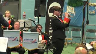 Bolsover Festival of Brass 2022  Easington Colliery Band  Walking with Heroes [upl. by Eimrots]