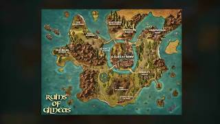 Inkarnate Timelapse  Ruins of Gilneas World of Warcraft map design [upl. by Kandy]