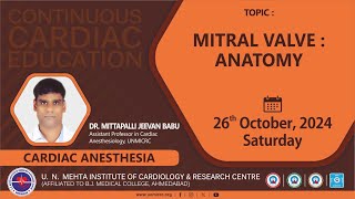 MITRAL VALVE ANATOMY  CCEANESTHESIA 26102024 [upl. by Umeh587]