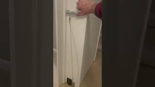 In this Video I install a Secret book latch to secure the hidden door from intruders [upl. by Attennot]