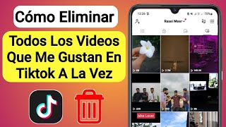 Cómo eliminar todos los videos que me gustan en TikTok a la vezA diferencia de los videos de Tiktok [upl. by Irianat290]