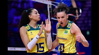 AMAZING GABI GABRIELA GUIMARAES All points in Brazil  Poland  Volleyball Nations League 2024 [upl. by Nedyah]