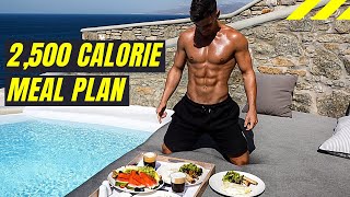 Full Day Of Eating  2500 Calories Cutting Diet  Rob Lipsett [upl. by Natsreik]