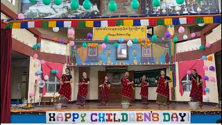 NEPALI REMIX DANCE CHILDREN’S DAY  NAMGYAL Sec SCHOOL KTM NEPAL [upl. by Busey]