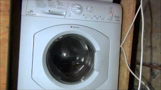 Hotpoint HF8B593 Washing Machine  Wool Final Rinse and Final spin 1000rpm 44 [upl. by Ostraw876]