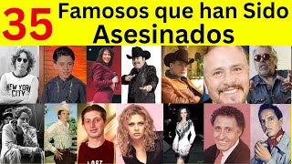 35 Famosos que fueron asesinados documental [upl. by Ayrb]