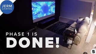 Phase 1 of the Home Theater is DONE  Episode 5 [upl. by Shriner]