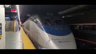 Amtrak Acela Business Class from New York Moynihan Train Hall to Baltimore MD [upl. by Hildebrandt]