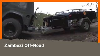 KCK test de Zambezi Off Road tenttrailer  Aart Kok Adventure vouwwagens [upl. by Clementia]