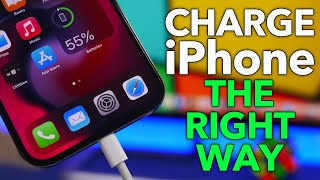 How to Charge Your iPhone the RIGHT Way  MAXIMIZE Battery Life [upl. by Gerg]