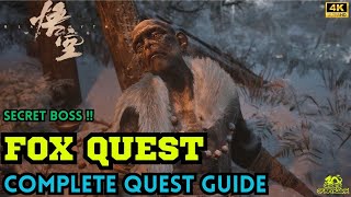 Fox Questline Walkthrough amp NonVoid Boss Fight Location Secret Chapter 3 Boss  Black Myth Wukong [upl. by Rettuc]