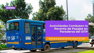 Autoridades Combaten la Reventa de Pasajes en Paraderos del SITP  Seguridad [upl. by Cioban562]