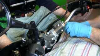 ROX Handlebar Risers on the Yamaha Super Tenere  How To Install [upl. by Akerahs770]