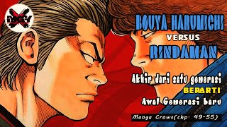 Bouya versus Rindaman  Final Fight  manga crows [upl. by Neersan]