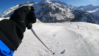 Skiing Val DIsere Le Face de Bellevarde [upl. by Longo]