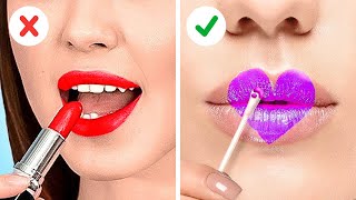 BEST GIRLY LIFE HACKS  Amazing Beauty and Clothes Hacks You Need to Try by 123 GO GOLD [upl. by Ynnad]