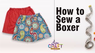 How To Cut amp Sew A Boxer For Beginners Sewing TutorialHow To Sew A PantBoxer Sewing Detailed [upl. by Rednas]