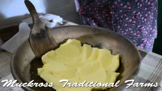 Buttermaking at Muckross Traditional Farms [upl. by Lalib]