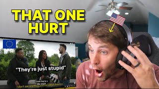 American reacts to Why Do Europeans Dislike Americans So Much [upl. by Orren]