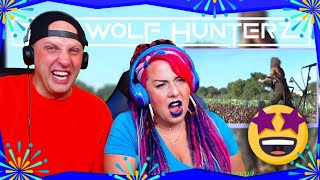 Behemoth  Chant for Eschaton 2000 Live at Hellfest 2017  THE WOLF HUNTERZ Reactions [upl. by Annahsit]