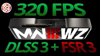 🚀¡320 FPS RTX 3080 DLSS 3  FSR 3 en WARZONE 3  5800X3D [upl. by Anastasio]