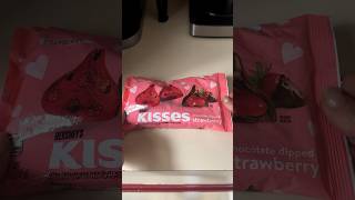 Chocolate Dipped Strawberry Hershey’s Kisses strawberry 🍓🍫💋 [upl. by Enogitna]