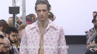 JW Anderson FallWinter 20162017 at London Collections Men [upl. by Barron]