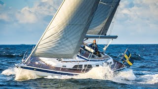 HallbergRassy 40C boat test  A turbocharged offshore cruising yacht  Yachting Monthly [upl. by Hunsinger]