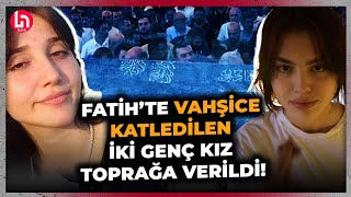 Semih Çelik’in canice katlettiği Ayşenur Halil ve İkbal Uzuner son yolculuğuna uğurlandı [upl. by Aronal]