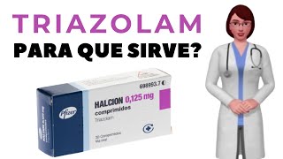 TRIAZOLAM que es y para que sirve triazolam como se toma triazolam Halcion [upl. by Ofori]