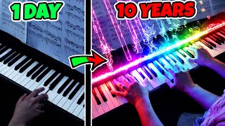 1 Day vs 10 Years of Playing Magic Piano [upl. by Bussy50]