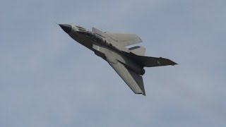 Tornado A200 Italian Air Force flying Display RIAT Saturday 12 July 2014 Air Show [upl. by Nilram463]