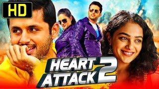 Heart Attack 2  Romantic Hindi Dubbed Movie  Nithin Nithya Menen Isha Talwar [upl. by Hgielar]