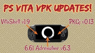 PS Vita VPK Updates  PKGj Vitashell and Adrenaline [upl. by Malamud521]