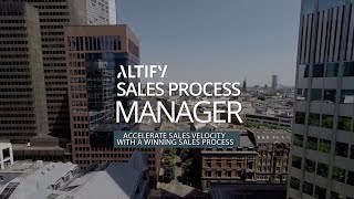 Altify  Sales Process Manager [upl. by Saidel]