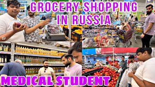 GROCERY SHOPPING RUSSIA EXPLORING LENTA RUSSIAN SUPERMARKET VEGETABLE PRICES FRUITS… MBBS RUSSIA [upl. by Eerat]