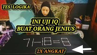 Tes IQ pindahkan 2 batang agar jawaban jadi betulbukansulap [upl. by Retsel]