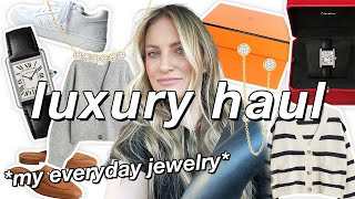 VLOG huge luxury haul hermes chanel cartier hampm aritzia [upl. by Rutledge232]