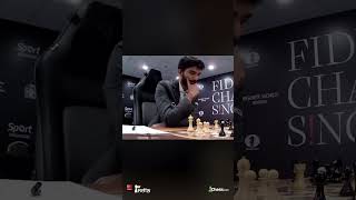 Gukesh NODS after the INSANE WIN Against DING gukesh chess [upl. by Evy]