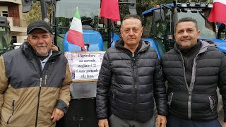 Oltre 100 trattori in marcia a San Salvo “Chiediamo azzeramento Irpef” [upl. by Elbert]