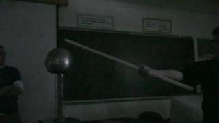 Demo 22  Pd 5  Light Bulb  Van de Graaff [upl. by Georgine575]